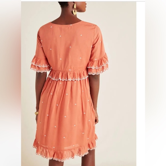 NEW Anthropologie Samia Ruffled Tunic Dress size 6 - Picture 3 of 14